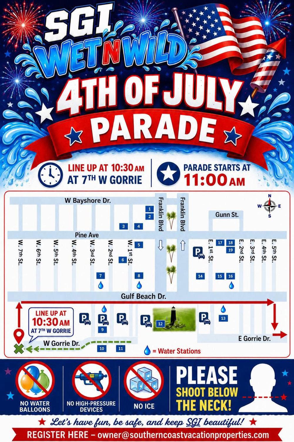 SGI 4th of July Water Parade